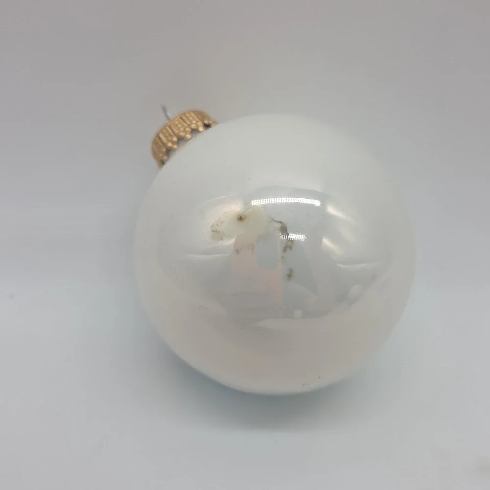 Lot 4 Vintage Sparkling Creations Christmas Ornaments Santa Claus USA Made *READ